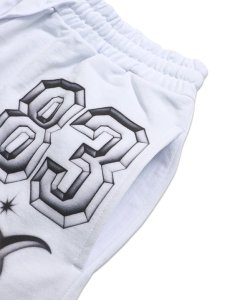 画像3: 【送料無料】 COOKIES CLOTHING LAKE COMO JERSEY SOCCER SHORT WHITE (3)