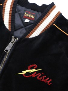 画像3: 【送料無料】EVISU RAIJIN SUKAJAN JACKET BLACK (3)