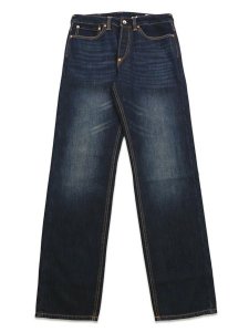 画像2: 【送料無料】EVISU ECRU SEAGULL PRINTED POCKET JEANS #2020 INDIGO/ECRU (2)