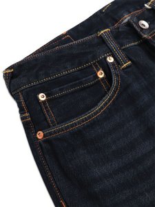 画像3: 【送料無料】EVISU ECRU SEAGULL PRINTED POCKET JEANS #2020 INDIGO/ECRU (3)