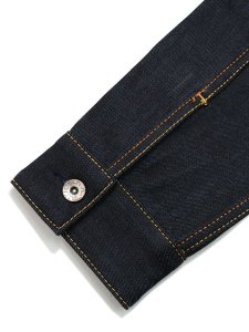 画像8: 【送料無料】EVISU ECRU SEAGULL PRINTED DENIM JACKET RAW INDIGO (8)