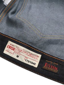 画像6: 【送料無料】EVISU ECRU SEAGULL PRINTED DENIM JACKET RAW INDIGO (6)