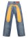画像1: 【送料無料】EVISU DAICOCK PRINTED JEANS YELLOW #2000 MID TONE INDIGO/YELLOW (1)