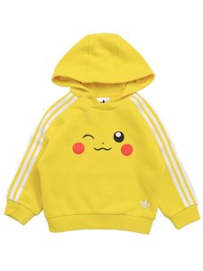 画像2: 【KIDS】ADIDAS KIDS POKEMON LOOSE HOODIE SET-YELLOW/BLACK (2)