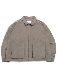 画像1: 【送料無料】WHIMSY SOCKS CORDUROY WORK JACKET BEIGE (1)