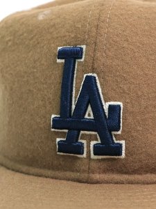 画像6: NEW ERA 9FIFTY SOFT BUCKRAM MELTON DODGERS BEIGE/NAVY (6)
