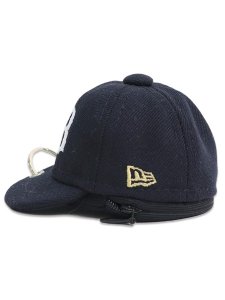 画像2: NEW ERA MINI CAP EARPHONE CASE ORIX BUFFALOES NAVY/WHT (2)