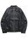 画像1: 【送料無料】NEW ERA SYNTHETIC LEATHER JACKET YANKEES BLK (1)