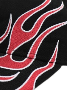 画像6: NEW ERA 9TWENTY THE FLAME BLK/SCARLET (6)