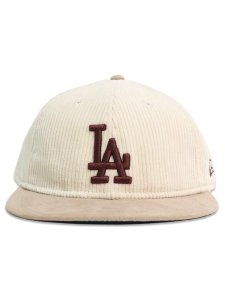 画像2: NEW ERA RC 9FIFTY LEATHER STRAP CORDUROY DODGERS IVORY/BEIGE (2)