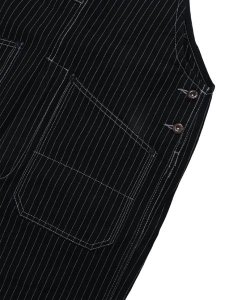 画像4: 【送料無料】SCHOTT OLD HICKORY OVERALL BLACK (4)