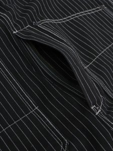 画像6: 【送料無料】SCHOTT OLD HICKORY OVERALL BLACK (6)