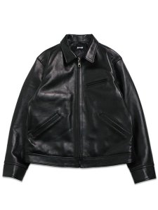 画像1: 【送料無料】SCHOTT LEATHER TRACKER JACKET BLACK (1)