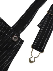 画像7: 【送料無料】SCHOTT OLD HICKORY OVERALL BLACK (7)