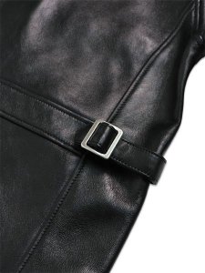 画像5: 【送料無料】SCHOTT LEATHER TRACKER JACKET BLACK (5)