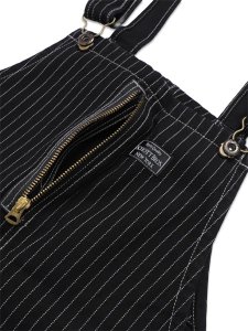 画像3: 【送料無料】SCHOTT OLD HICKORY OVERALL BLACK (3)