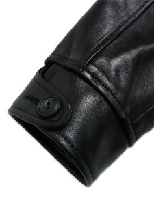 画像7: 【送料無料】SCHOTT LEATHER TRACKER JACKET BLACK (7)