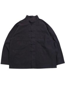 画像1: 【送料無料】POST O'ALLS POST CHINOIS VINTAGE SATEEN CHARCOAL (1)