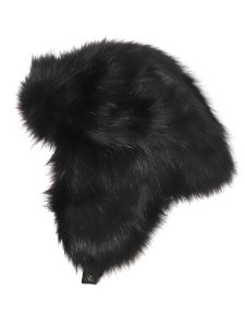 画像1: 【送料無料】POLO RALPH LAUREN FAUX FUR TRAPPER HAT BLACK (1)