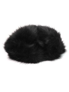画像2: 【送料無料】POLO RALPH LAUREN FAUX FUR TRAPPER HAT BLACK (2)