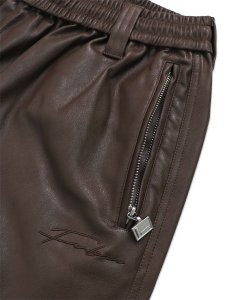 画像3: 【送料無料】FUBU FAUX LEATHER EASY PANTS (3)