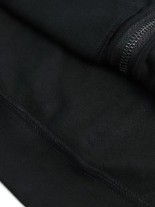 画像5: 【送料無料】PRO CLUB HEAVYWIDE FLEECE ZIP UP HOODIE BLACK (5)