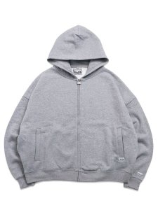 画像1: 【送料無料】PRO CLUB HEAVYWIDE FLEECE ZIP UP HOODIE HEATHER GREY (1)