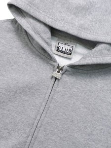 画像3: 【送料無料】PRO CLUB HEAVYWIDE FLEECE ZIP UP HOODIE HEATHER GREY (3)