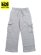 画像1: 【KIDS】PRO CLUB KIDS FLEECE OVERSIZED CARGO SWEAT PANT HEATHER GREY (1)