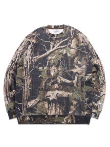 画像1: PRO CLUB HEAVYWEIGHT THERMAL CREW NECK TREE CAMO (1)