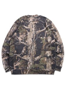 画像2: PRO CLUB HEAVYWEIGHT THERMAL CREW NECK TREE CAMO (2)