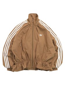 画像1: 【送料無料】ADIDAS BLOUSY OVERSIZED TRACK TOP-BROWN DESERT (1)
