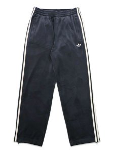 画像1: 【送料無料】ADIDAS FIREBIRD VELOUR TRACK PANTS-BLACK (1)