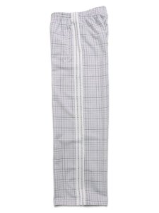 画像5: 【送料無料】ADIDAS LOOSE CHECK TRACK PANTS-DASH GREY (5)