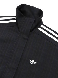 画像3: 【送料無料】ADIDAS BLOUSY CHECK TRACK TOP-BLACK (3)
