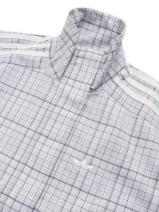 画像3: 【送料無料】ADIDAS BLOUSY CHECK TRACK TOP-DASH GREY (3)
