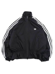 画像1: 【送料無料】ADIDAS BLOUSY OVERSIZED TRACK TOP-BLACK (1)