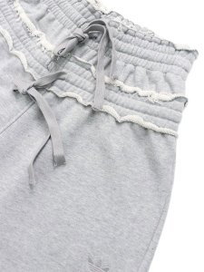 画像3: 【送料無料】ADIDAS SST DOUBLE WAISTED PANT-MEDIUM GREY HEATHER (3)