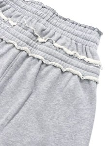 画像4: 【送料無料】ADIDAS SST DOUBLE WAISTED PANT-MEDIUM GREY HEATHER (4)