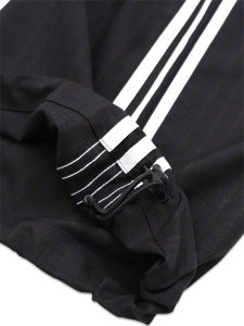 画像8: 【送料無料】ADIDAS LLOOSE CHECK TRACK PANTS-BLACK (8)