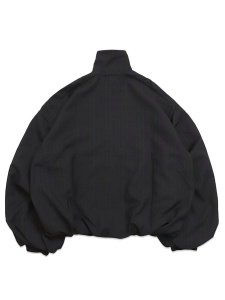 画像2: 【送料無料】ADIDAS BLOUSY CHECK TRACK TOP-BLACK (2)