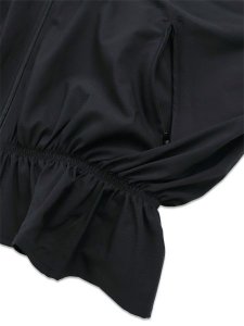 画像4: 【送料無料】ADIDAS BLOUSY OVERSIZED TRACK TOP-BLACK (4)