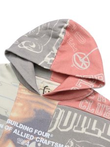 画像3: 【送料無料】BLDG4 LA BRICK HOODIE ANTIQUE WHITE (3)