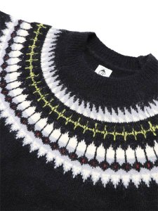 画像3: 【送料無料】EXPANSION FEATHER AND PIKE SWEATER BLACK (3)