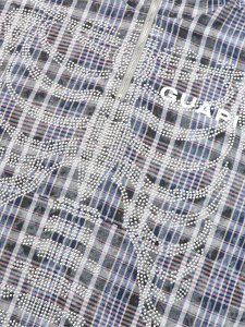 画像5: 【送料無料】GUAPI BLUE SKELETON HALF ZIP HOODIE (5)