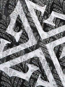 画像4: 【送料無料】GUAPI OBSIDIAN BLACK EMBELISHED SHIRT (4)