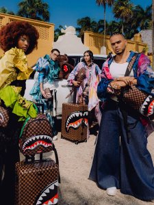画像7: 【送料無料】SPRAYGROUND SHARKS IN PARIS WTF BUBBLE BROWN CHECK DLXSV BACKPACK (7)