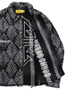 画像7: 【送料無料】GUAPI OBSIDIAN BLACK EMBELISHED SHIRT (7)