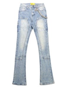画像1: 【送料無料】GUAPI AQUA BLUE SASHIKO DENIM V2 (1)