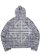 画像2: 【送料無料】GUAPI BLUE SKELETON HALF ZIP HOODIE (2)